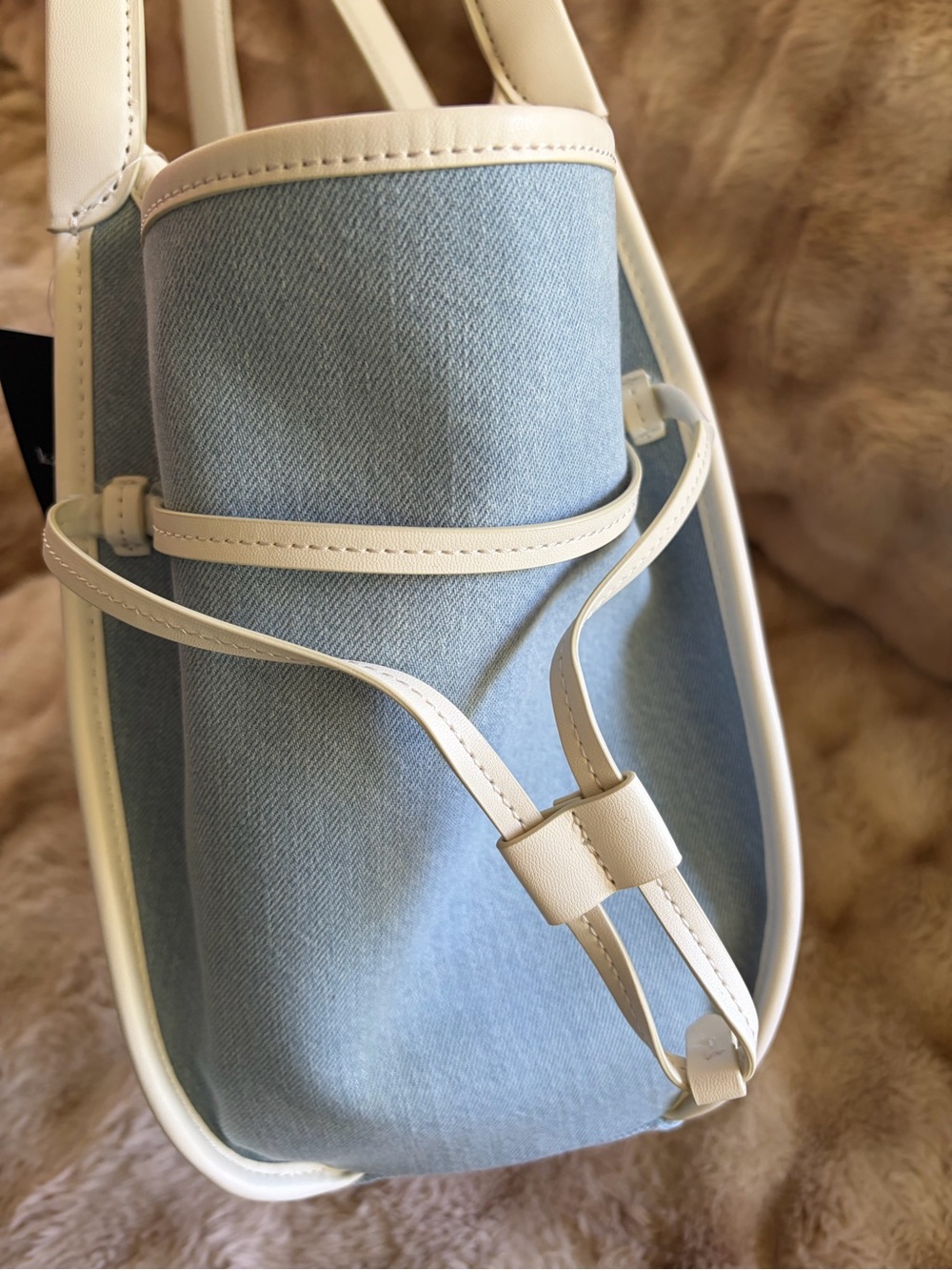 Kate Spade Medium Stash Denim Carry All Bag - Picture 9 of 16